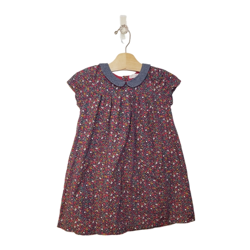 Cadet Rousselle Size 5 Peter Pan Collar Floral Dress